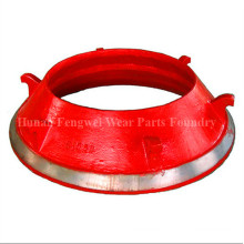 Mesto Cone Crusher Spare Part Manganese Steel Mantle and Bowl Liner